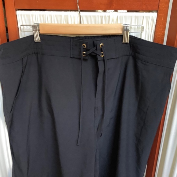 La Blanca Women's Plus 3X Black Board Short Pant Swimsuit Cover-up All Aboard - Picture 2 of 5